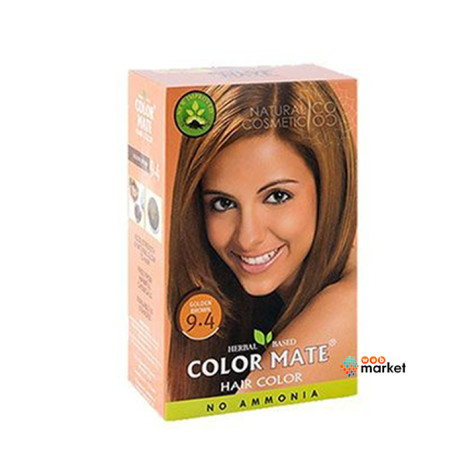 Хна для волос натуральная Color Mate Golden Brown 5 х 15 г