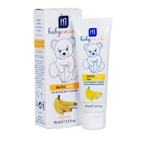 Зубная паста для детей Babycoccole Banana Toothpaste Банан 75 мл