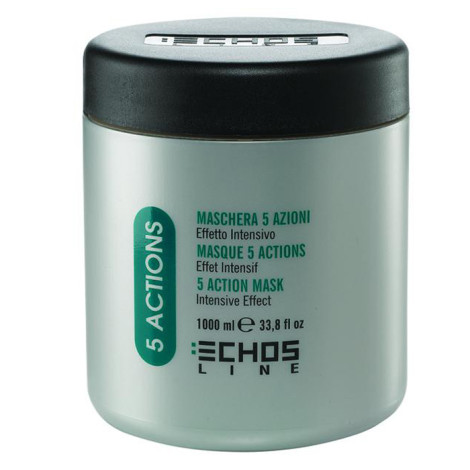 Крем-маска для волос Echosline Hydrating 5-ти действий с экстрактами трав 1000 мл