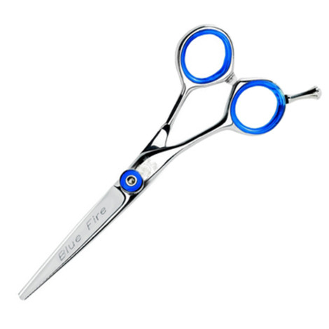 Ножницы парикмахерские Kiepe Blue Fire Regular 211 прямые 5,5″ для левши