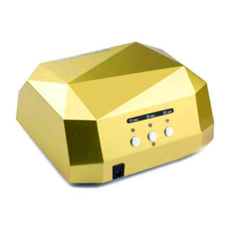 LED + UV лампа для ногтей Simei Diamond Yellow 36 Вт