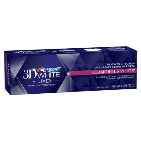Отбеливающая зубная паста Crest 3D White Luxe Glamorous White Vibrant Mint Flavor 116 г