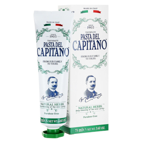 Зубная паста Pasta Del Capitano Premium Natural Herbs Натуральные травы 75 мл