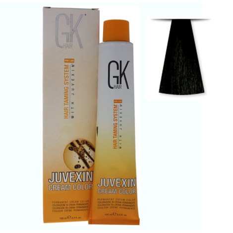 Краска для волос Gkhair Juvexin Cream Color 1 Black 100 мл