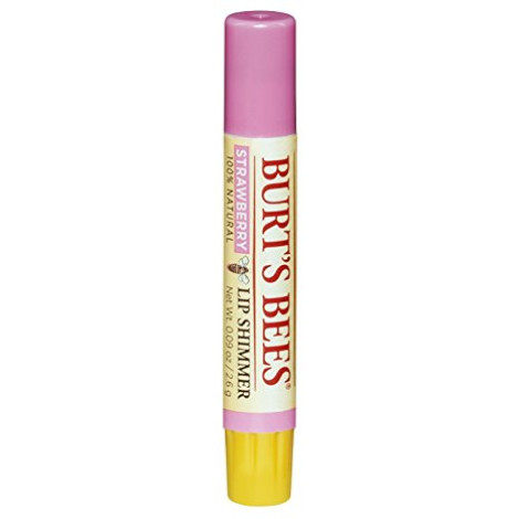 Бальзам для губ Burt's Bees Moisturizing Lip Shimmer Strawberry увлажняющий с шиммерным блеском 2,6 г