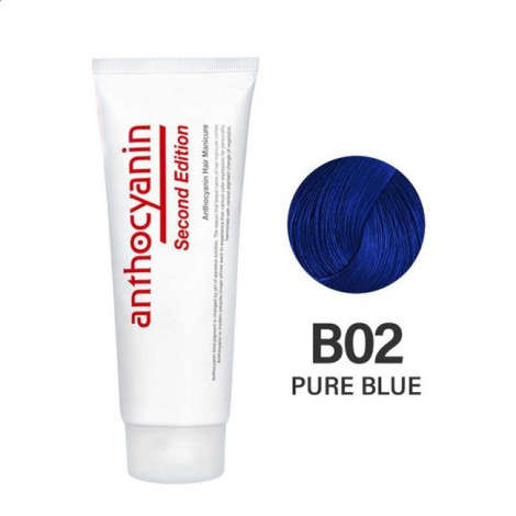 Гель-краска для волос Anthocyanin Second Edition B02 Pure Blue 230 г