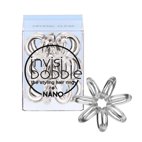 Резинка-браслет для волос Invisibobble Nano Crystal Clear