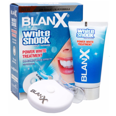 Зубная паста BlanX White Shock с активатором Led Bite 50 мл