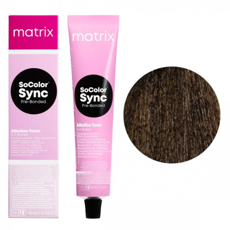 Краска для волос Matrix SoColor Sync Pre-Bonded 6A  90 мл