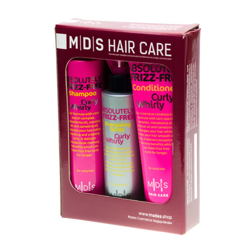 Набор Mades Cosmetics MDS Professional Hair Care Absolutely Frizz-Free 250 + 250 + 200 мл