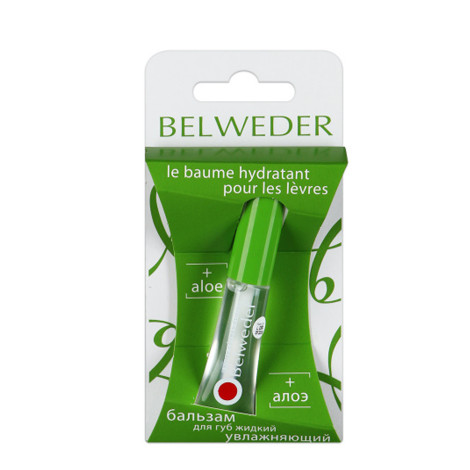 Жидкий увлажняющий бальзам для губ Belweder с экстрактом алоэ 7 мл