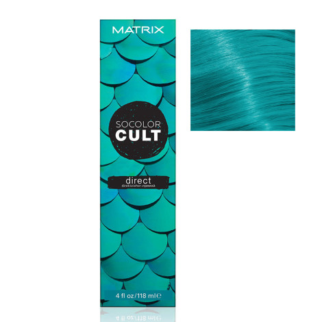 Краска для волос Matrix Socolor Cult Demi Русалочкин зеленый 90 мл