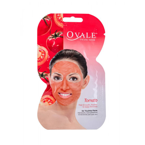 Маска для замедления процессов старения кожи лица Ovale с экстрактом томатата и витаминами А, Е 15 г