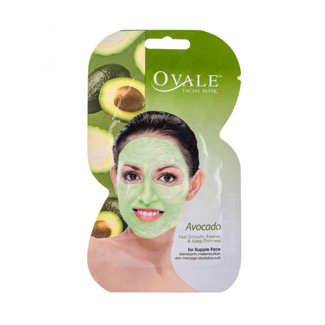 Маска для придания упругости и разглаживания кожи лица Ovale с экстрактом авокадо и витаминами С, Е 15 г
