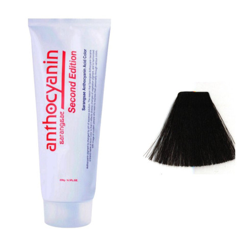 Гель-краска для волос Anthocyanin Second Edition B00 Black 230 г