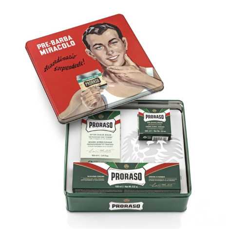 Набор для бритья из 3-х предметов Proraso Vintage Selection Gino