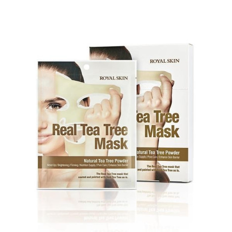 Маска для лица с чайным деревом Royal Skin Real Tea Tree Mask