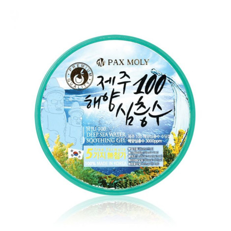 Глубокоувлажняющий гель на основе морской воды 100% Pax Moly Jeju Deep Sea Water Soothing Gel 300 мл