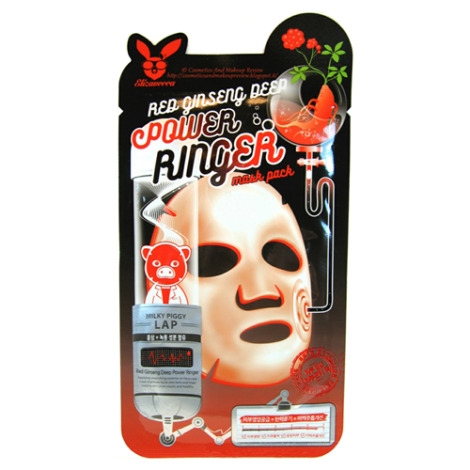 Маска для лица Elizavecca Deep Power Ringer Mask Red Ginseng 23 мл