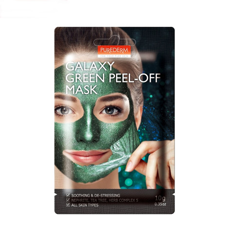 Очищающая маска-пленка Purederm Galaxy Green Peel-off Mask