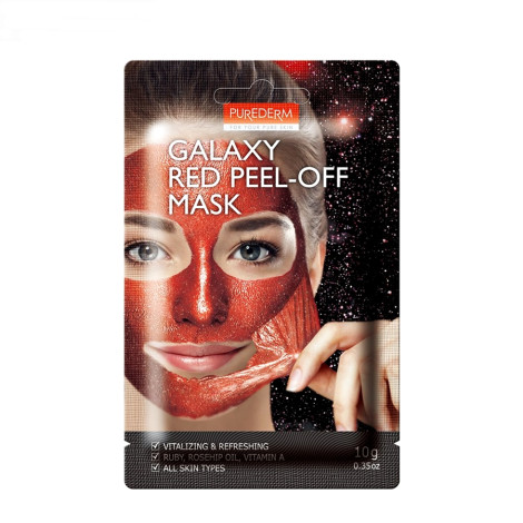 Очищающая маска-пленка Purederm Galaxy Red Peel-off Mask