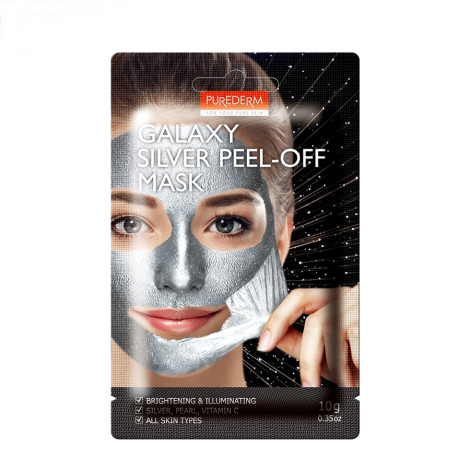 Очищающая маска-пленка Purederm Galaxy Silver Peel-off Mask