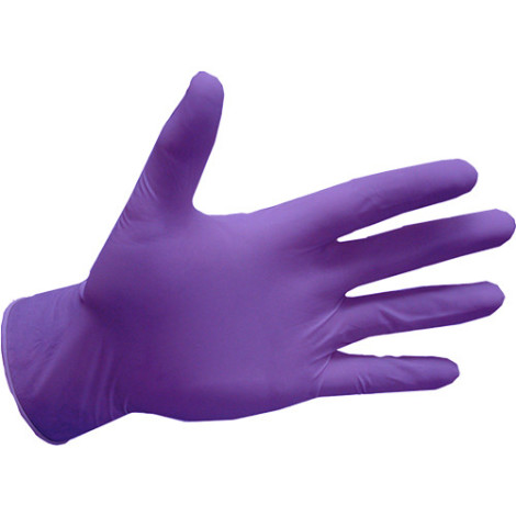 Перчатки Abena нитриловые неопудренные Purple XS 100 шт
