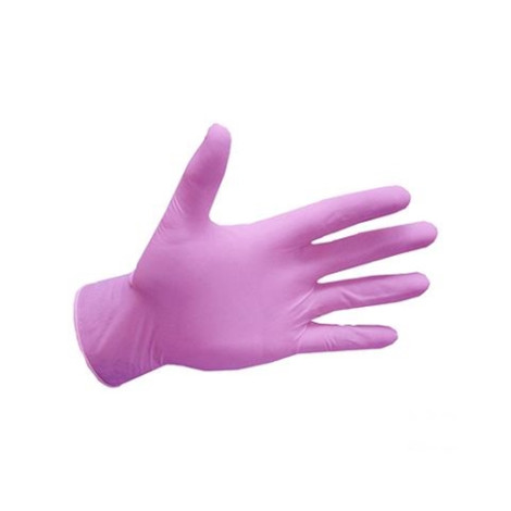 Перчатки Zarys Easycare нитриловые Pink XS 100 шт