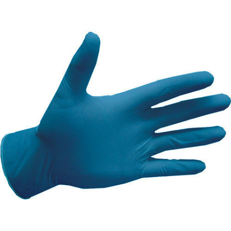 Перчатки Zarys Easycare нитриловые голубые S 100 шт