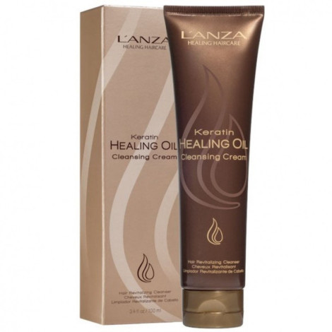 Освежающий крем-шампунь L'anza Keratin Healing Oil Cleansing Cream 100 мл