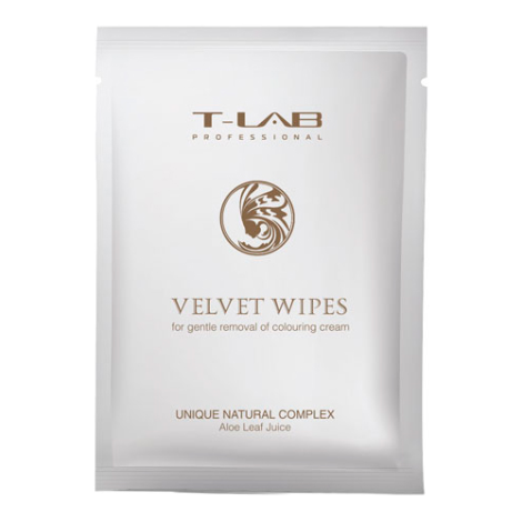 Салфетки для очистки кожи после окрашивания T-Lab Velvet Wipes 1 шт
