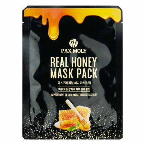 Тканевая маска для лица Настоящий мед Pax Moly Real Honey Mask Pack