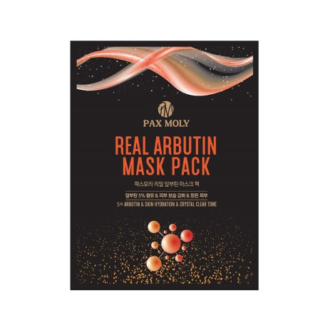 Тканевая маска с арбутином Pax Moly Real Arbutin Mask Pack