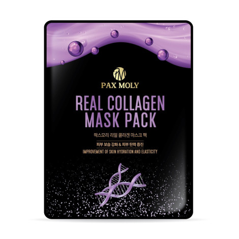 Тканевая маска с коллагеном Pax Moly Real Collagen Mask Pack