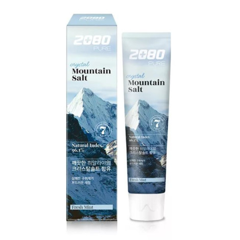 Зубная паста с гималайской солью Dental Clinic 2080 Pure Crystal Mountain Salt Toothpaste Fresh Mint 120 мл