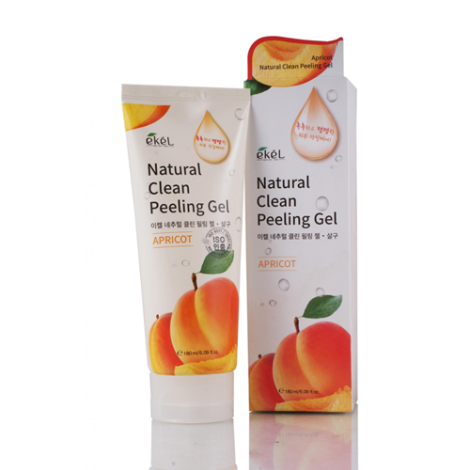 Пилинг-скатка с экстрактом спелого абрикоса Ekel Apricot Natural Clean Peeling Gel 180 мл