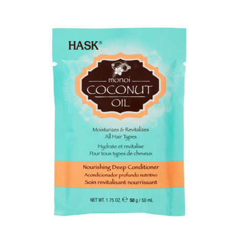 Маска для волос с кокосовым маслом и маслом монои Hask Monoi Coconut Oil Deep Conditioner 50 мл