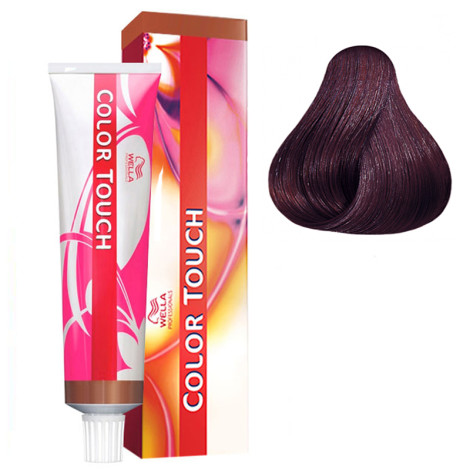 Краска для волос Wella Color Touch 5/66 светло-коричневый интенсивно-фиолетовый 60 мл