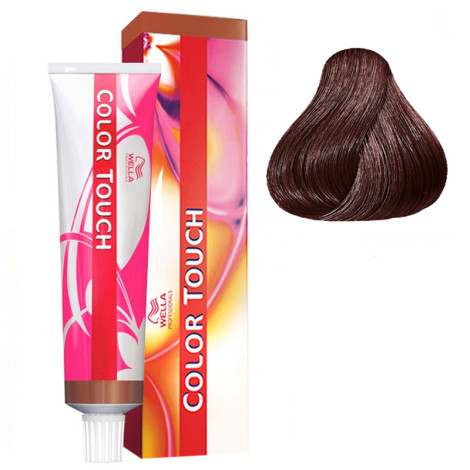 Краска для волос Wella Color Touch 5/75 светло-коричневый махагоновый 60 мл