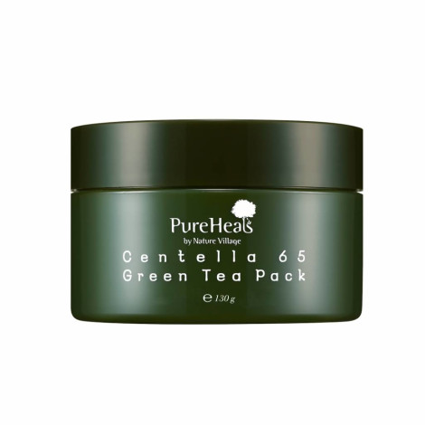 Восстанавливающая маска Pureheal's Centella 65 Green Tea Pack с экстрактом центеллы 65 и зеленым чаем 130 г