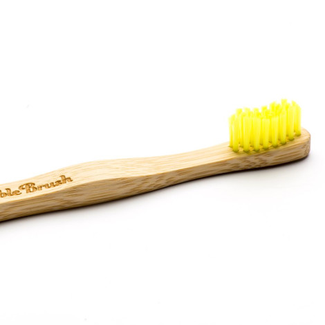 Зубная щетка бамбуковая Humble детская желтая ультрамягкая