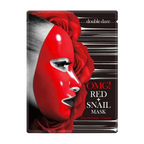 Маска с муцином улитки и растительными экстрактами Double Dare OMG! Red Snail Mask