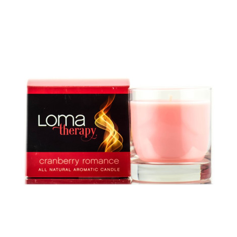 Ароматическая свеча Loma Therapy Cranberry Romance Клюква
