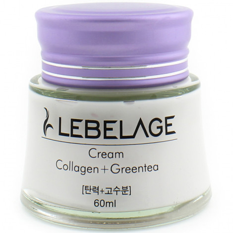 Увлажняющий крем с коллагеном и зеленым чаем Lebelage Collagen + Green Tea Moisture Cream 60 мл