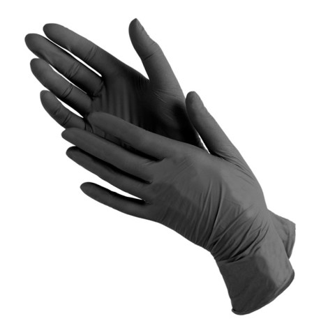 Перчатки нитриловые Medical  XL черные 100 шт