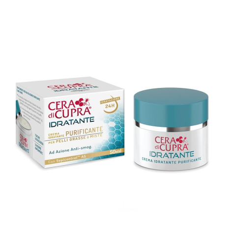 Очищающий увлажняющий крем для лица Cera di Cupra для жирной и комбинированной кожи 50 мл