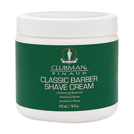 Классический универсальный крем для бритья Clubman Pinaud Classic Barber Shave Cream 453 мл