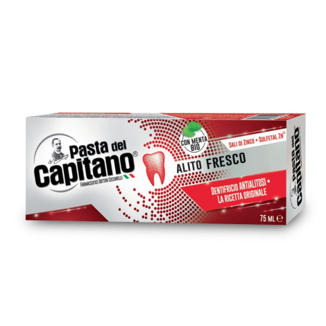 Зубная паста Pasta Del Capitano Alito Fresco Свежее Дыхание 75 мл