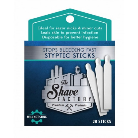 Кровоостанавливающие палочки The Shave Factory Styptic Sticks 20 шт