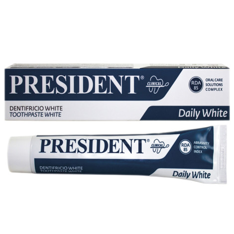 Зубная паста для отбеливания зубов PresiDENT White Toothpaste 75 мл